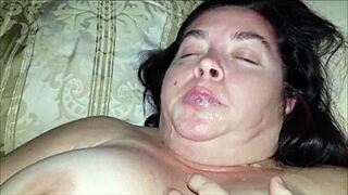 Sexy BBW Gets Intense Cumshot Creampie Compilation Part 2