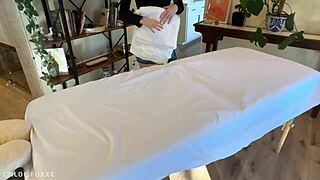 relaxing massage with a happy ending in casual setting