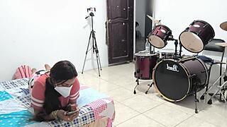 sexy housewife packs her backpack for a horny vacation to venezuela