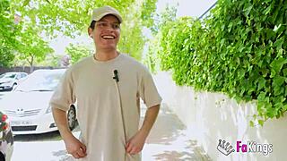 Busty Blonde in Speed Dating Casting