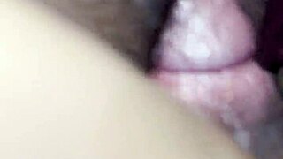 giving my latina wife a good fuck with her thong aside after the party