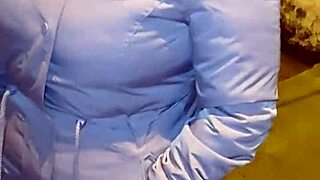 Just stalking this curvy Venezuelan milf in Lima streets, RED HOT THONG showing!