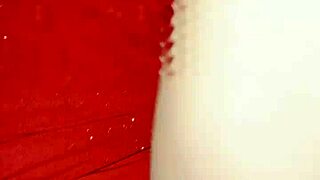 giving my latina wife a good fuck with her thong aside after the party