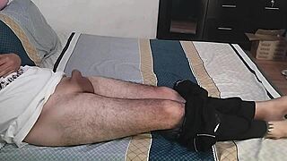 I sucked off my stepson's teacher to pass his class!