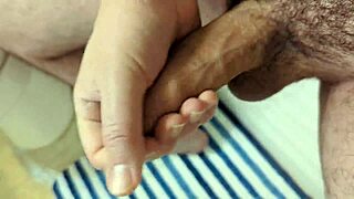 Another Morning Masturbation Before a Bath