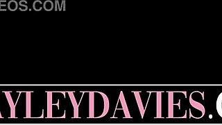 hayley davies - my solo masturbation interview turned into pov fucking