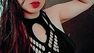 My new lace lingerie looks great on webcam