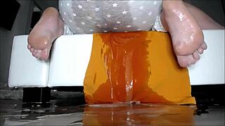 Cute Teen 18+ Squirting Hard in Bathtub for Her Lover