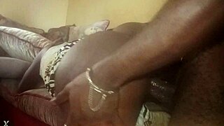 Hot couple and redheaded in anal fucking scene