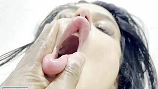 Caught My Wife Washing Her Pussy for Her Lover!