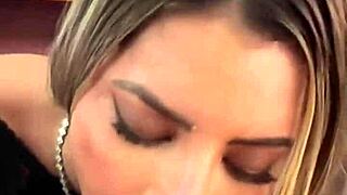 Petite Blonde Latina's Natural Tits Shake in POV! Sloppy Blowjob, Rimming, Cum in Mouth!