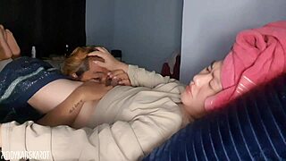 Sako eats fat asian's tight pussy until she screams