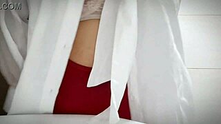 Sexy Horny Office Girl Masturbates Big Tits Tight Pussy Bathroom