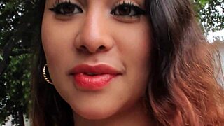 Training session with two busty beauties turns into outdoor public threesome sex