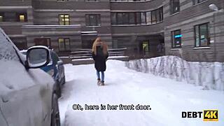 debt4k collector savors cute debtor’s tender mouth and pussy