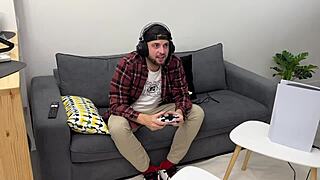 Pamela Mendoza Sucking Huge Cock From Gammer Boy