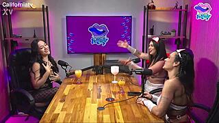 loose cock fun with hot latinas in california lingerie