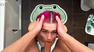 Stuck in Washing Machine, She Gets Pounded to Freedom