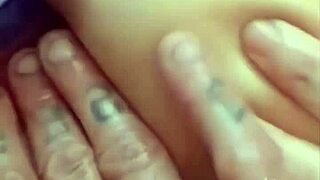 Teasing him with my ass! He rips leggings and fucks me with fingers and cock.