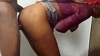 Friends Sister in Standing Doggy Pose