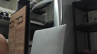 while washing dishes, perverted step-nephew sneaks in without hubby around! 😈