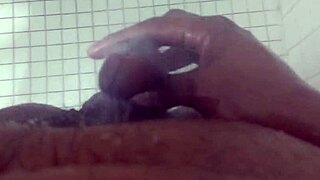 Shower head orgasm, what a rush!