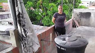 japanese uniform girl in embarrassing panties gets bell clit and anal training with buttplug