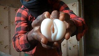 I fucked my silicone toy vaginally when I'm home alone