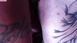 tattooed lorrany gets fucked after anal session