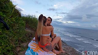 I fucked a hot blonde I met on the beach