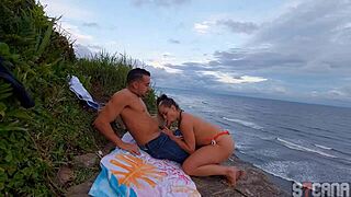 I fucked a hot blonde I met on the beach