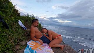 I fucked a hot blonde I met on the beach