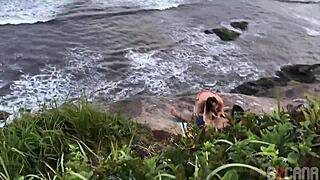 I fucked a hot blonde I met on the beach