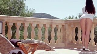 Watch these flexible lesbian lovers use toys and masturbate together