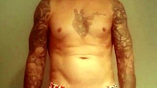 Naked Blue-Eyed Woman Bathing in Public Toilet Outdoor, Monster Cock Solo