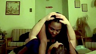 Amateur Ebony Coworker Rides After Work In Homemade Interracial Scene