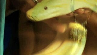 She enjoys the seduction with striptease