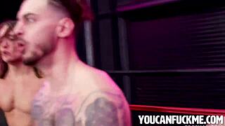 Masked Gypsy Sucks Rivals in Wild Three-Way Bang!