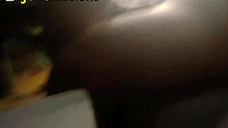 feeling the passion in midnight fuck with music, her huge ass bouncing on big cock