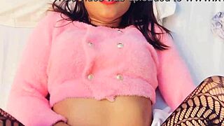 Young Woman Enjoys Hotel Stay in Hindi Video