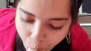 Debora Prado Sucking Cock Deepthroat in Morning