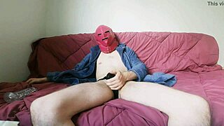 monster cock makes her orgasm and cum on sofa