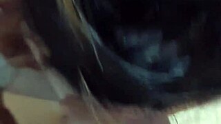 I sucked his big dick bareback at home!