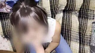 hey, check this homemade vid of skinny morena newbie