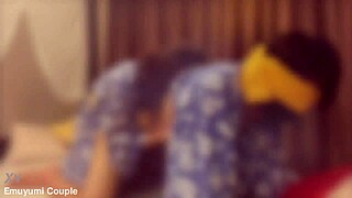 japanese wife cheats on trip with sm handjob