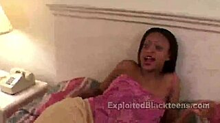 First Timer 19 Yr Old Takes Big Booty Pounding!