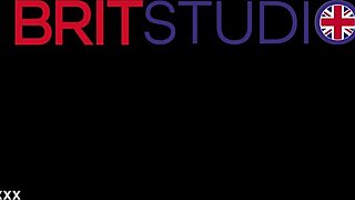 gloryhole teen student swallows deep, big tits in nylon