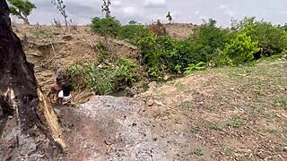 You worship my huge ass outdoors, then I get dicked hard by that big cock.