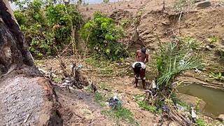 You worship my huge ass outdoors, then I get dicked hard by that big cock.