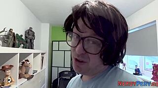 big tit european slut tricked into swallowing nerd's dick first time